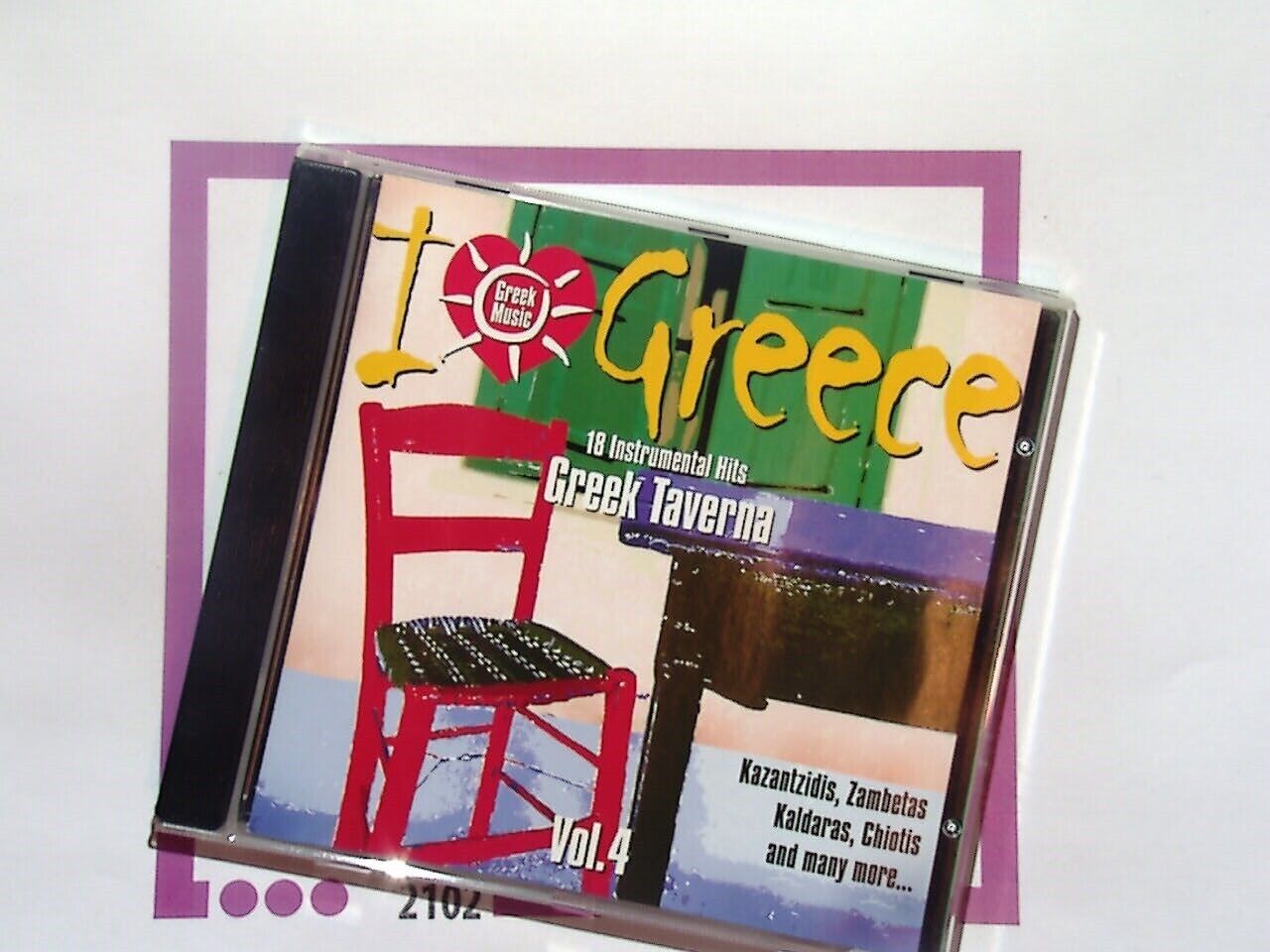 Various	 Greece - 18 Instrumental Hits Greek Taverna CD Nr Mint
