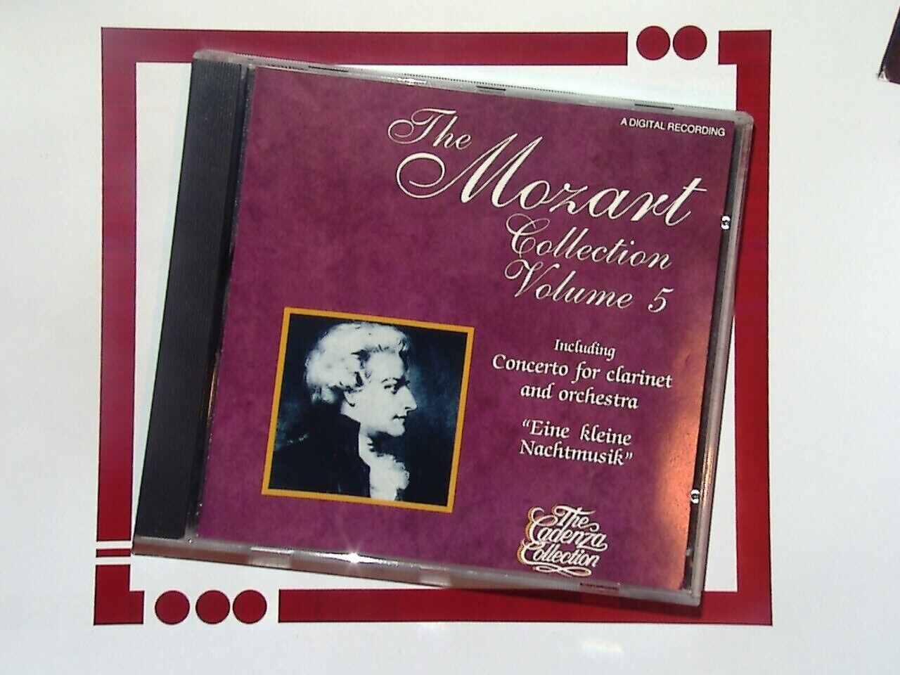 The Cadenza Collection	The Mozart Collection Volume 5 CD VG
