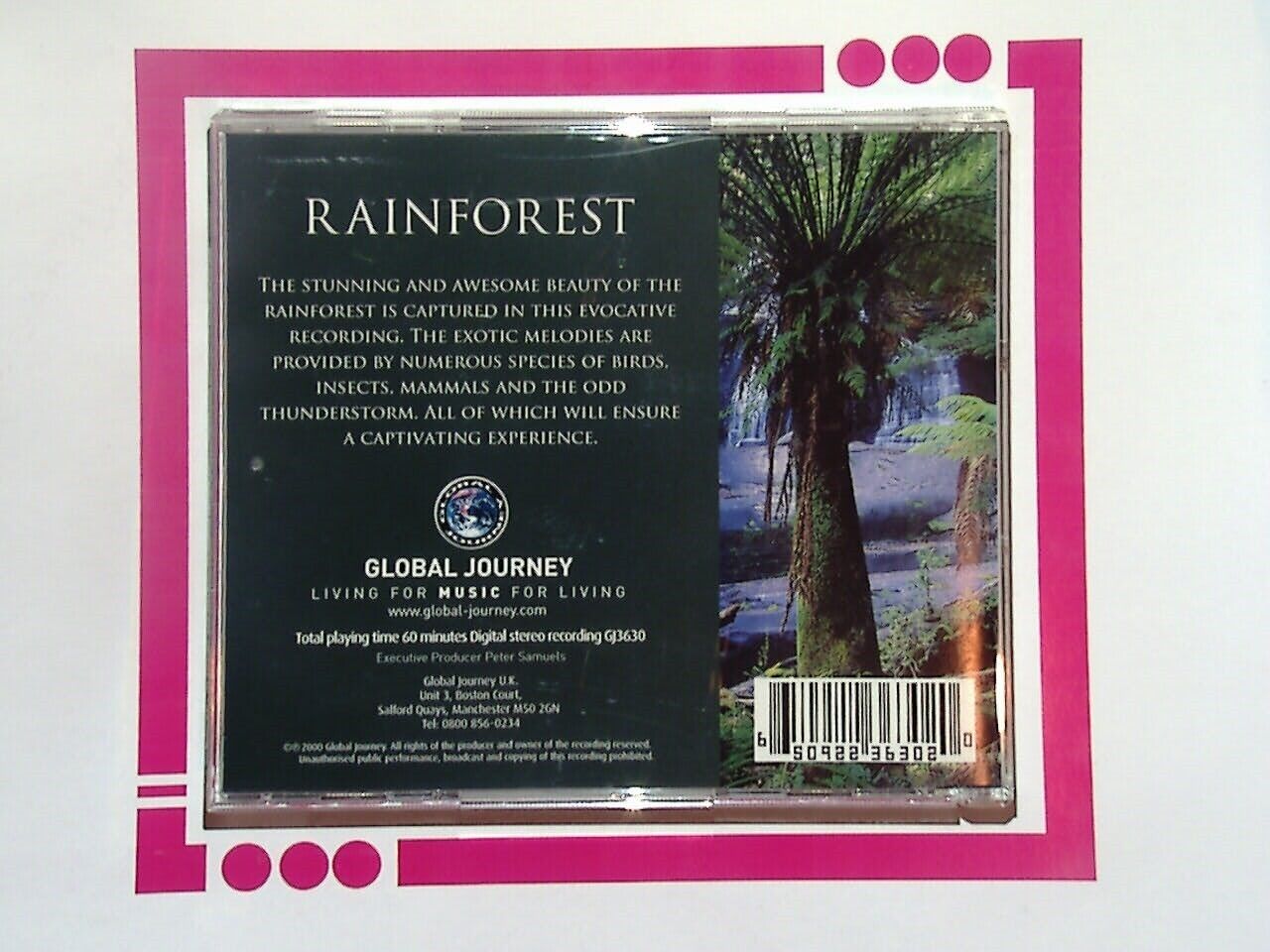Peter Samuels	Rainforest Nature Recordings CD Mint