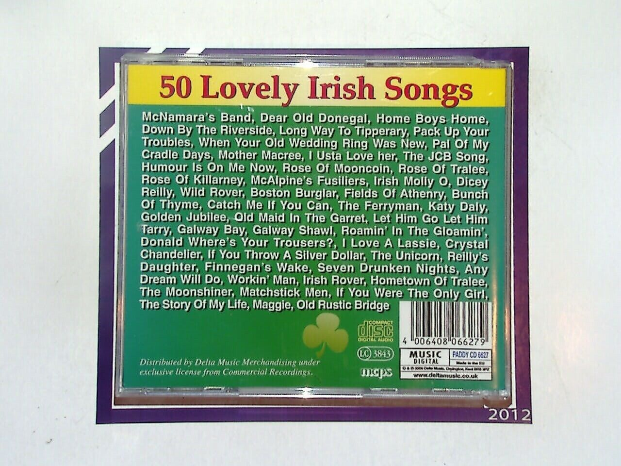 Shamrock Man	50 Lovely Irish Songs CD Nr Mint