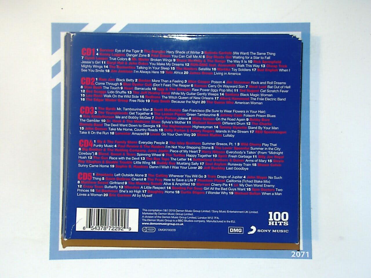 Various 100 Hits - American Anthems 5CD Nr Mint
