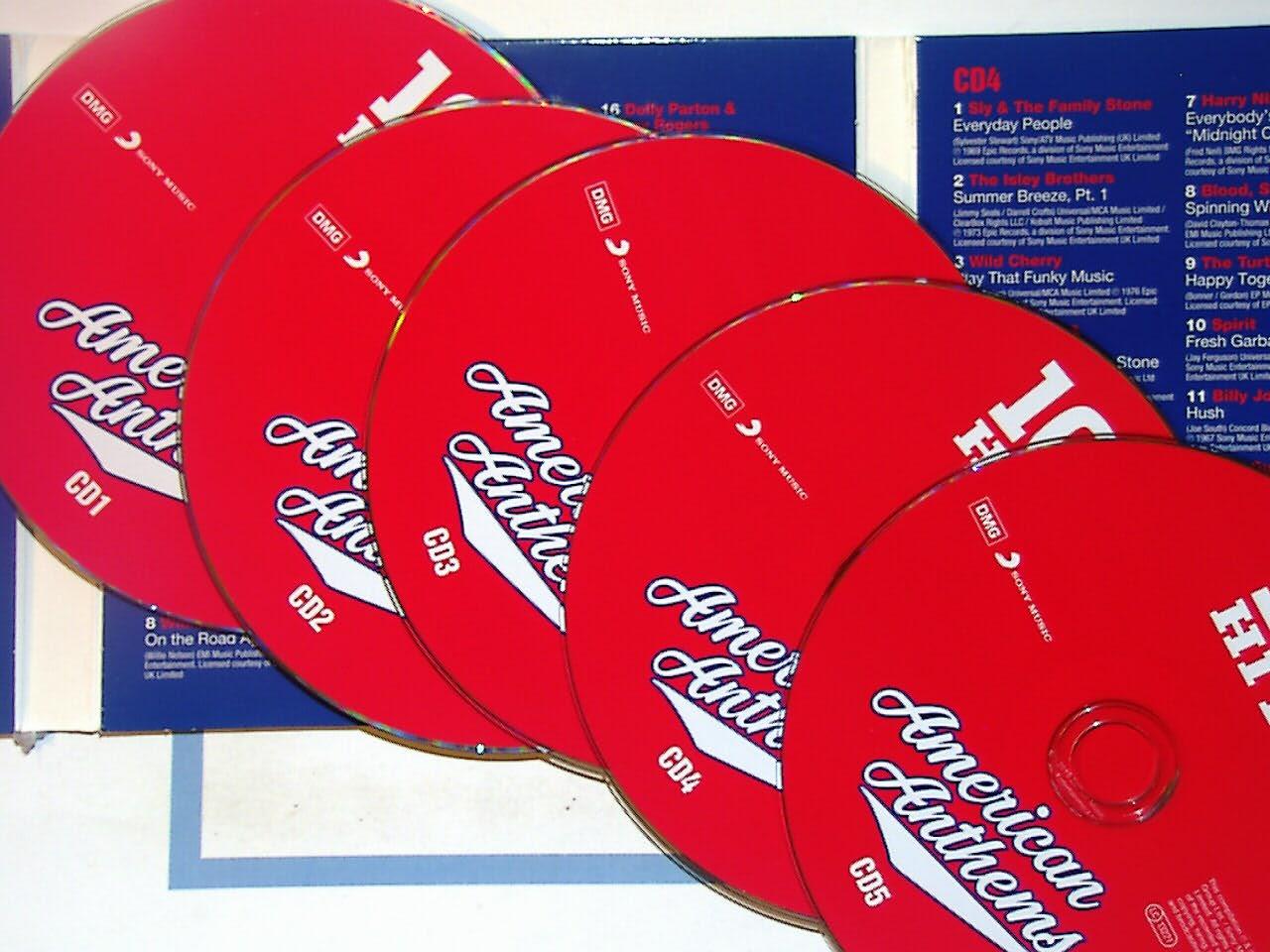 Various 100 Hits - American Anthems 5CD Nr Mint