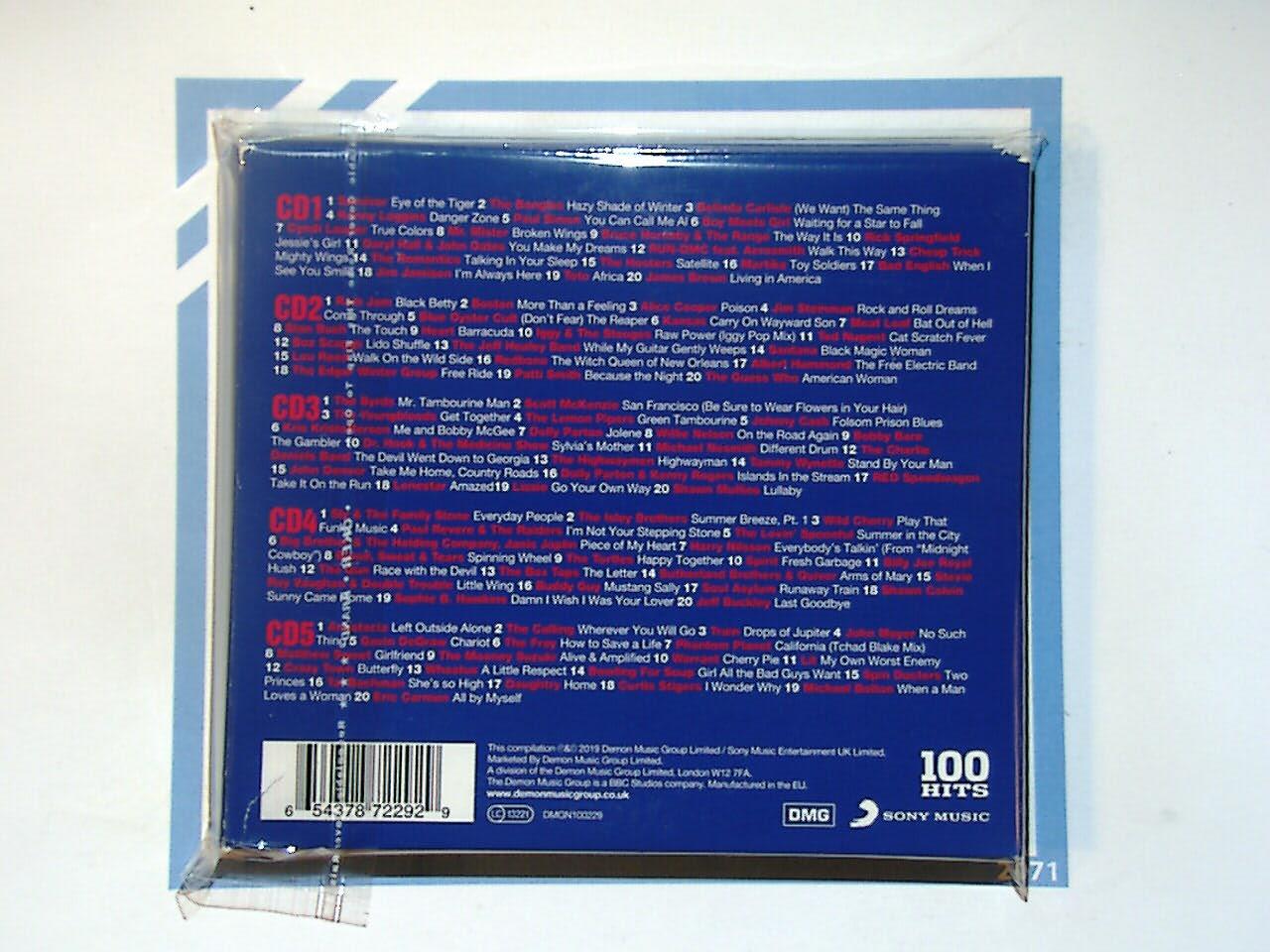 Various 100 Hits - American Anthems 5CD Nr Mint