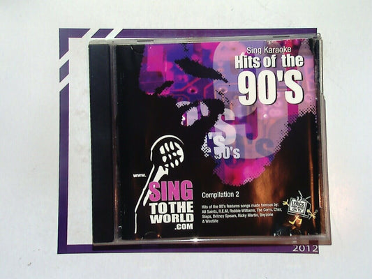 Sing To The World Karaoke - Karaoke Hits Of The 90s Vol 2 CD Nr Mint