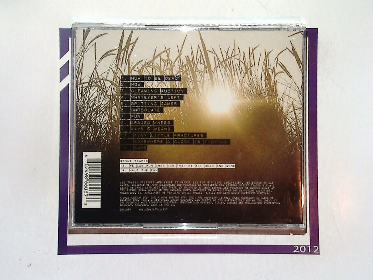 Snow Patrol	Final Straw (Bonus Tracks) CD Nr Mint