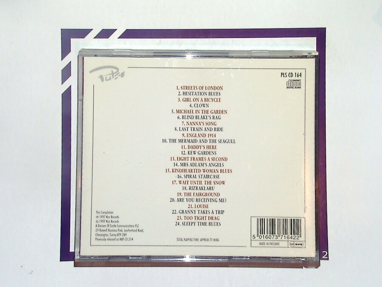 Ralph McTell - Streets Of London (The Best Of , 2000) CD Nr Mint