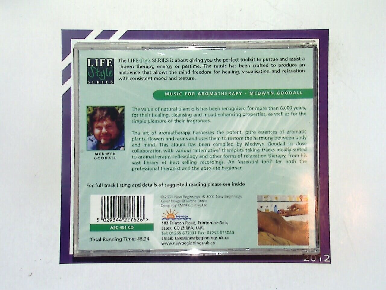 Medwyn Goodall ‎– Music For Aromatherapy & Massage CD Nr Mint