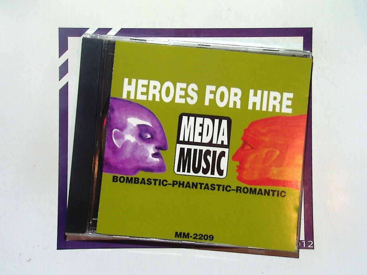 Media Music MM2209	Heroes For Hire Production Music CD Mint