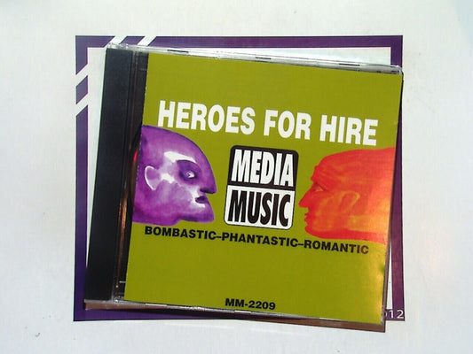 Media Music MM2209	Heroes For Hire Production Music CD Mint