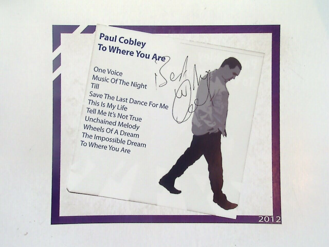 Paul Cobley	To Where You Are CD Mint Signed