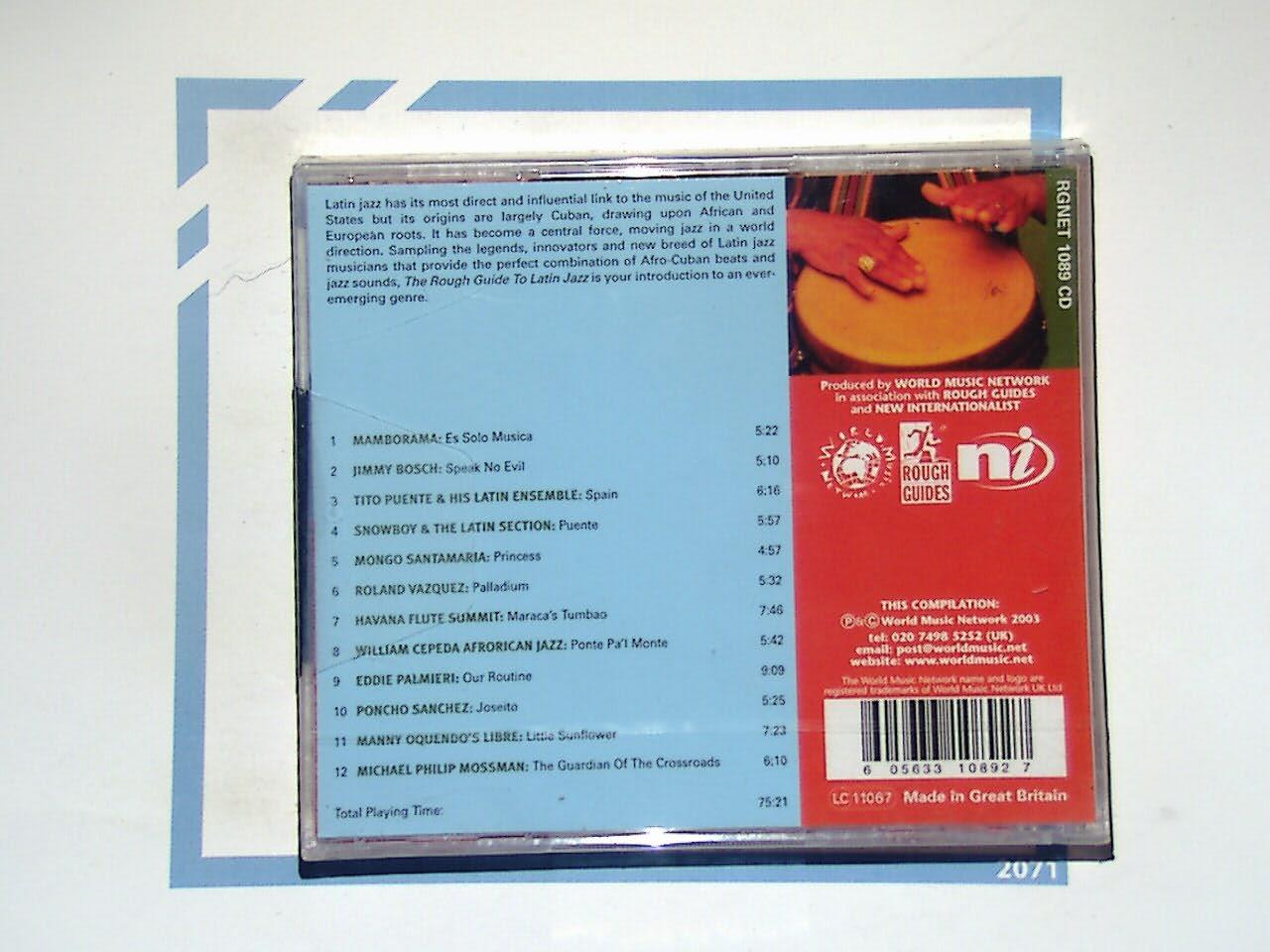 Rough Guide to Latin Jazz New & Factory Sealed