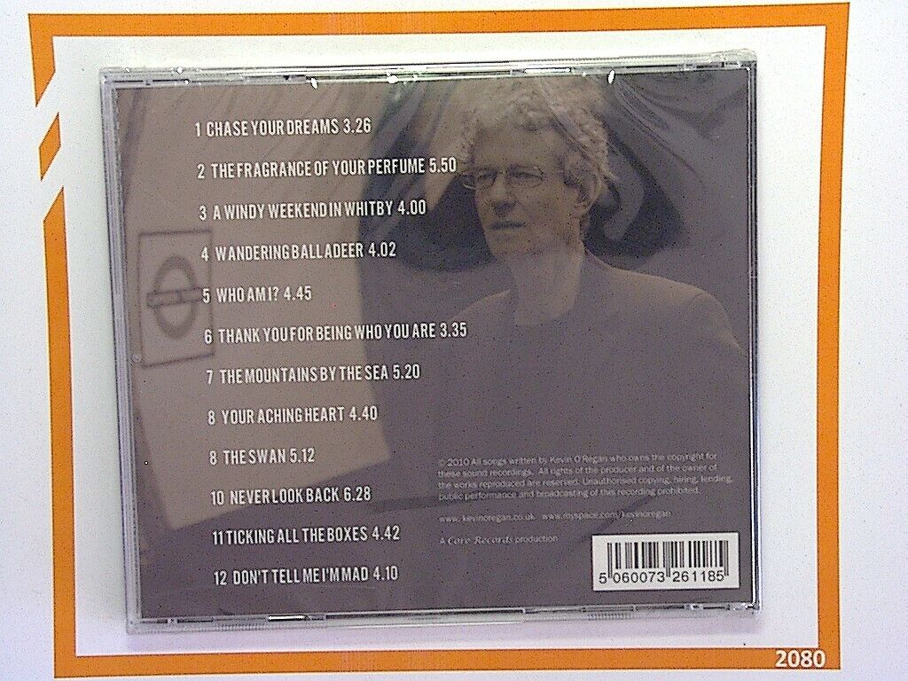 Never Look Back - CD Kevin O'Regan New & Sealed