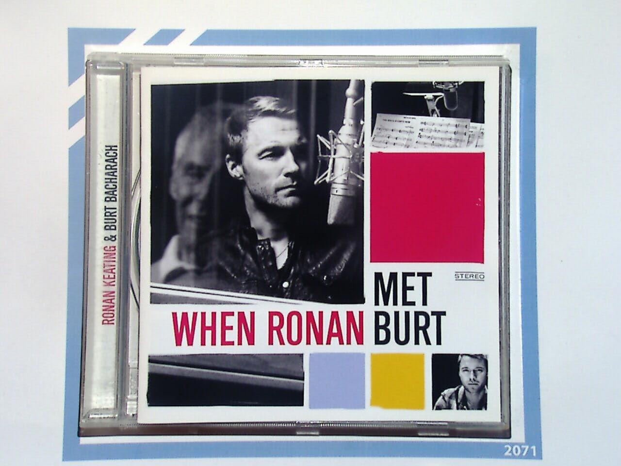 Ronan Keating	When Ronan Met Burt CD Nr Mint
