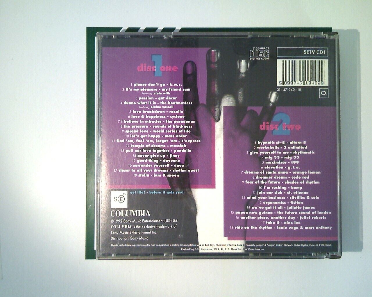 Various Artists	Hard Fax-36 fastest Club Hits (1992) 2CD VGC