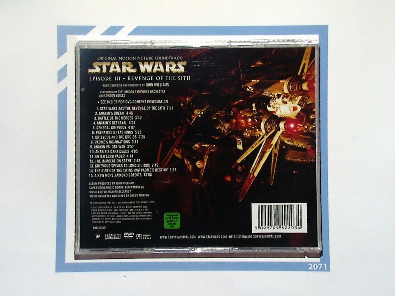 Star Wars Episode III: Revenge of the Sith  CD + Musical Journey DVD Nr Mint