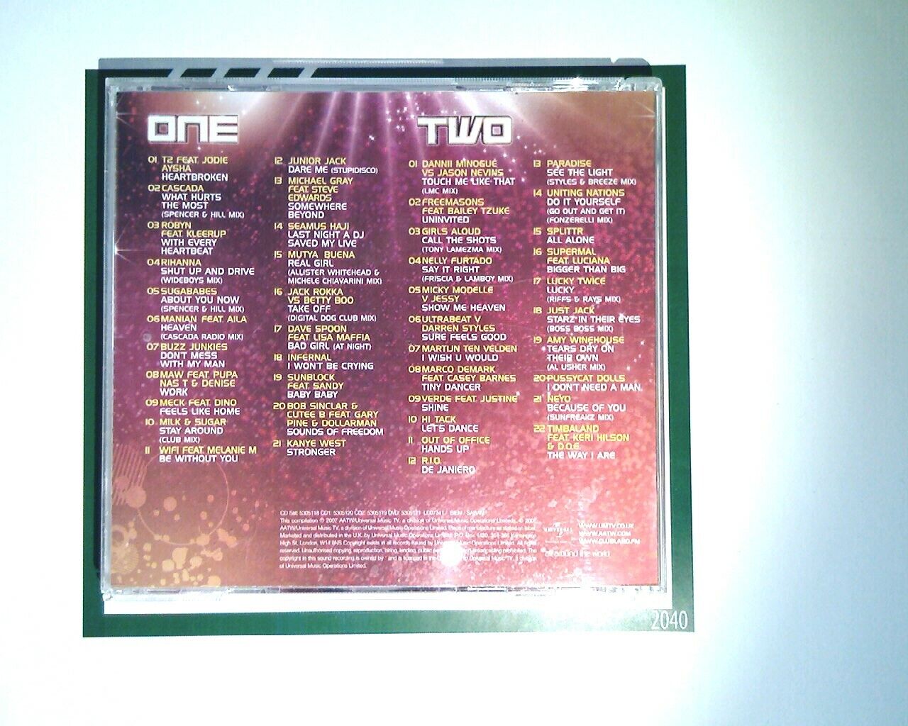 Various Artists	Dancemix 2008 (2CD+DVD) VGC