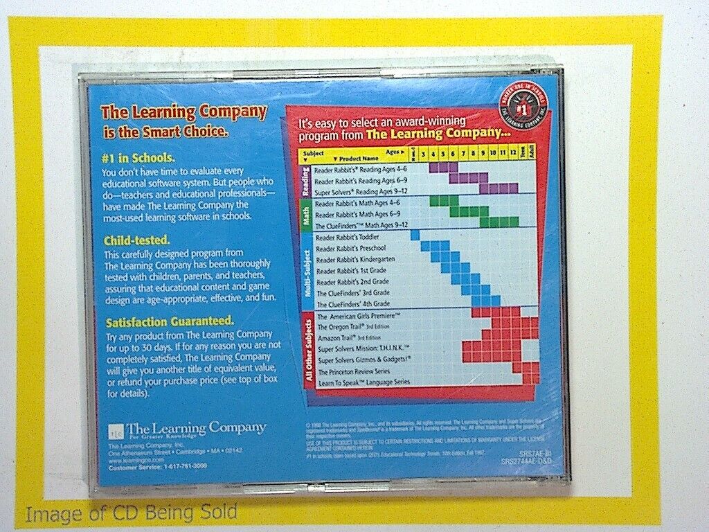 The Learning Company	Super Solvers Bonus CD Mint