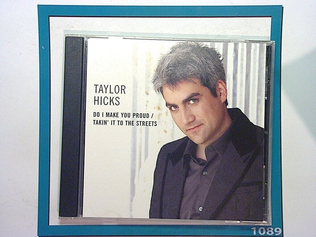 Taylor Hicks	Do I Make You Proud / Taking It to the Streets CD Nr Mint (Gift Opt