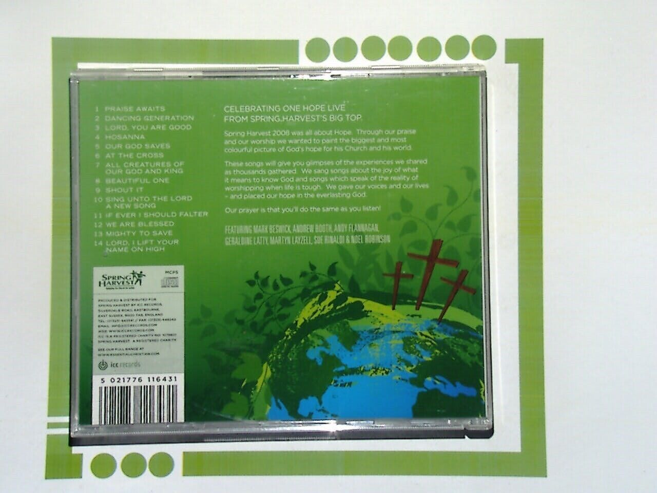 One Hope: Live Worship from Spring Harvest 2008 CD VGC