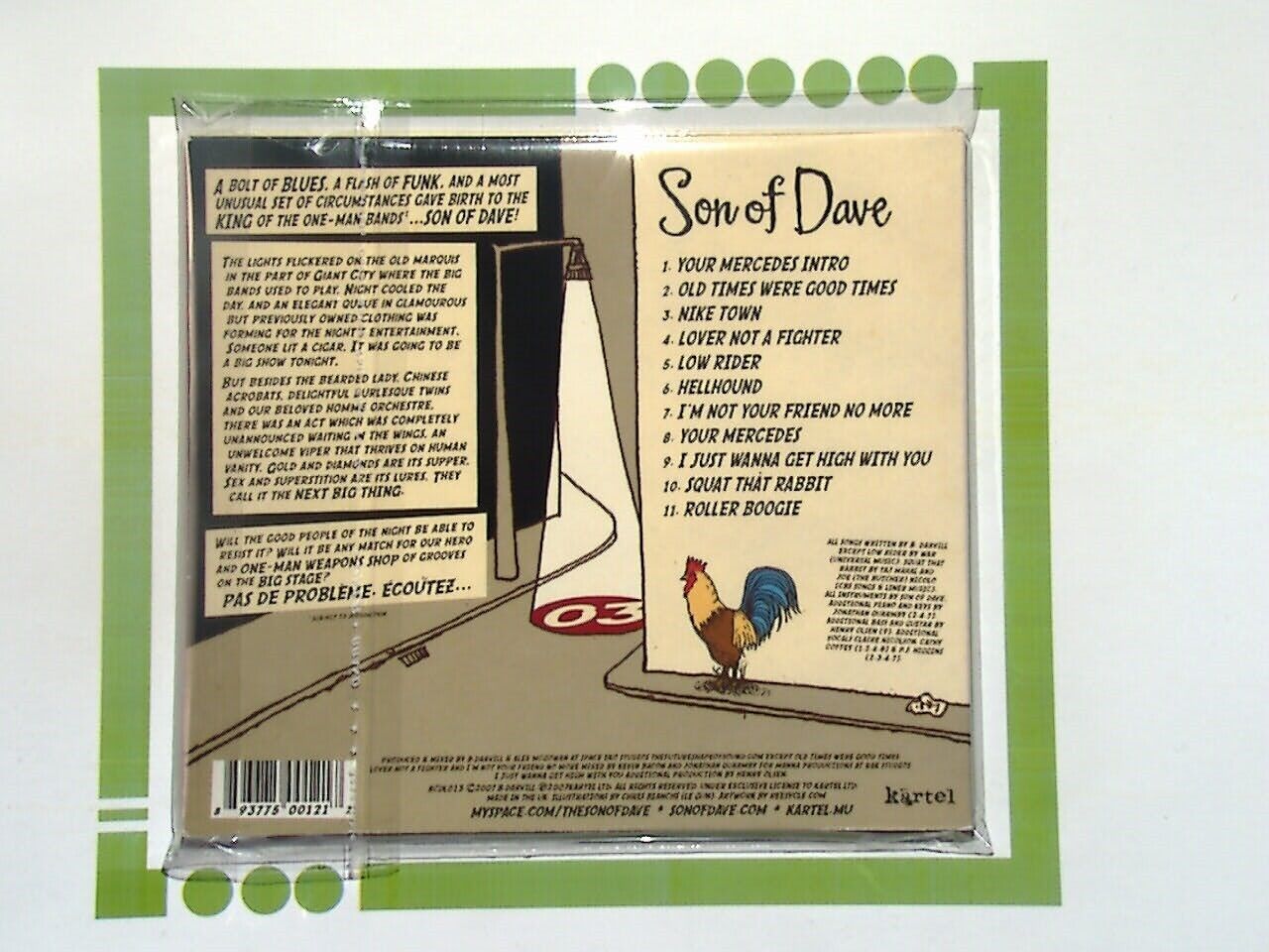 Son of Dave	O3 03 CD	 Mint