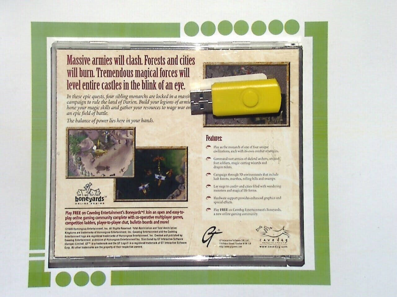 Total Annihilation:	Kingdoms CD-Rom Mint