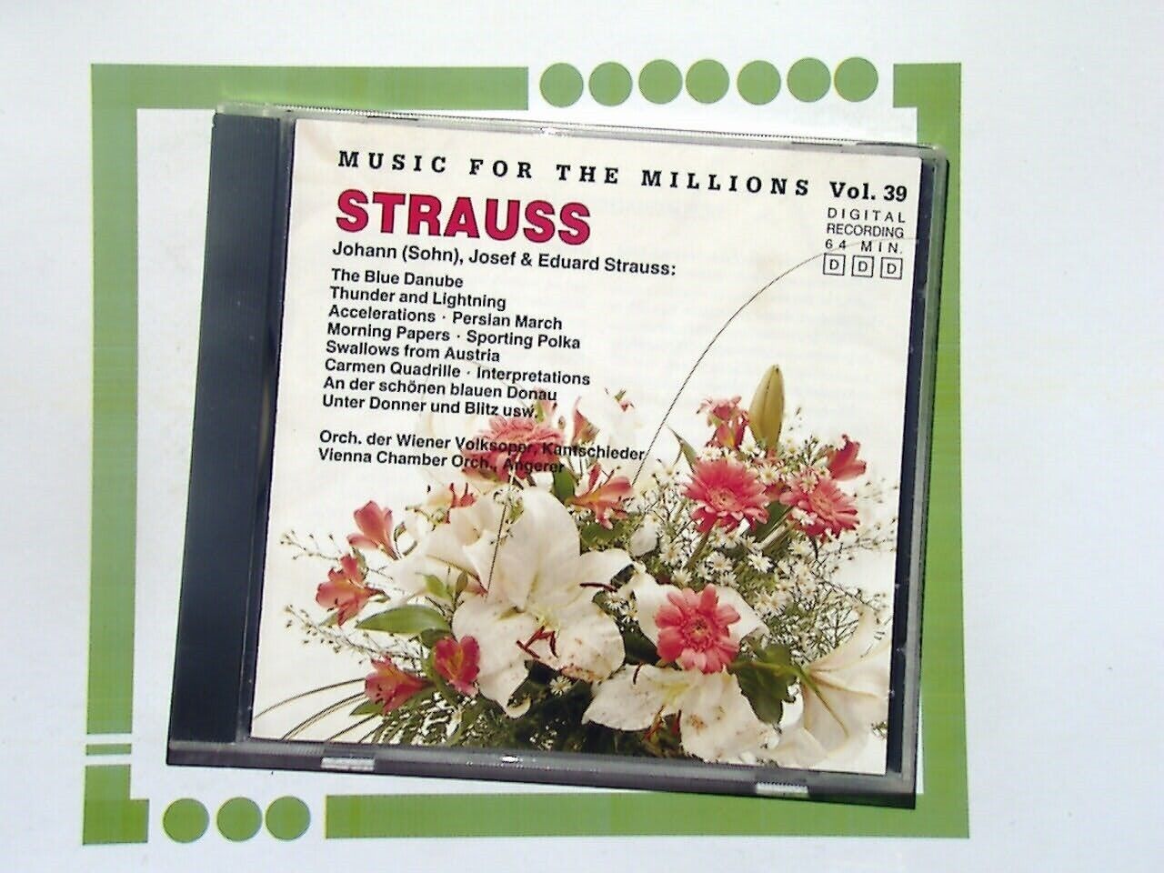 Music For The Millions Vol. 39	Strauss CD Mint