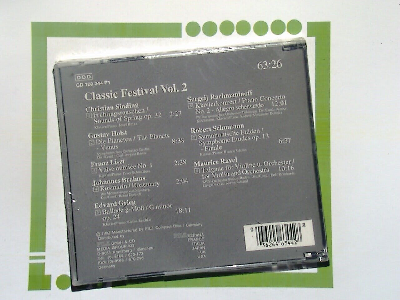 Vienna Masters Series - Classic Festival 2 CD New & Factory Sealed