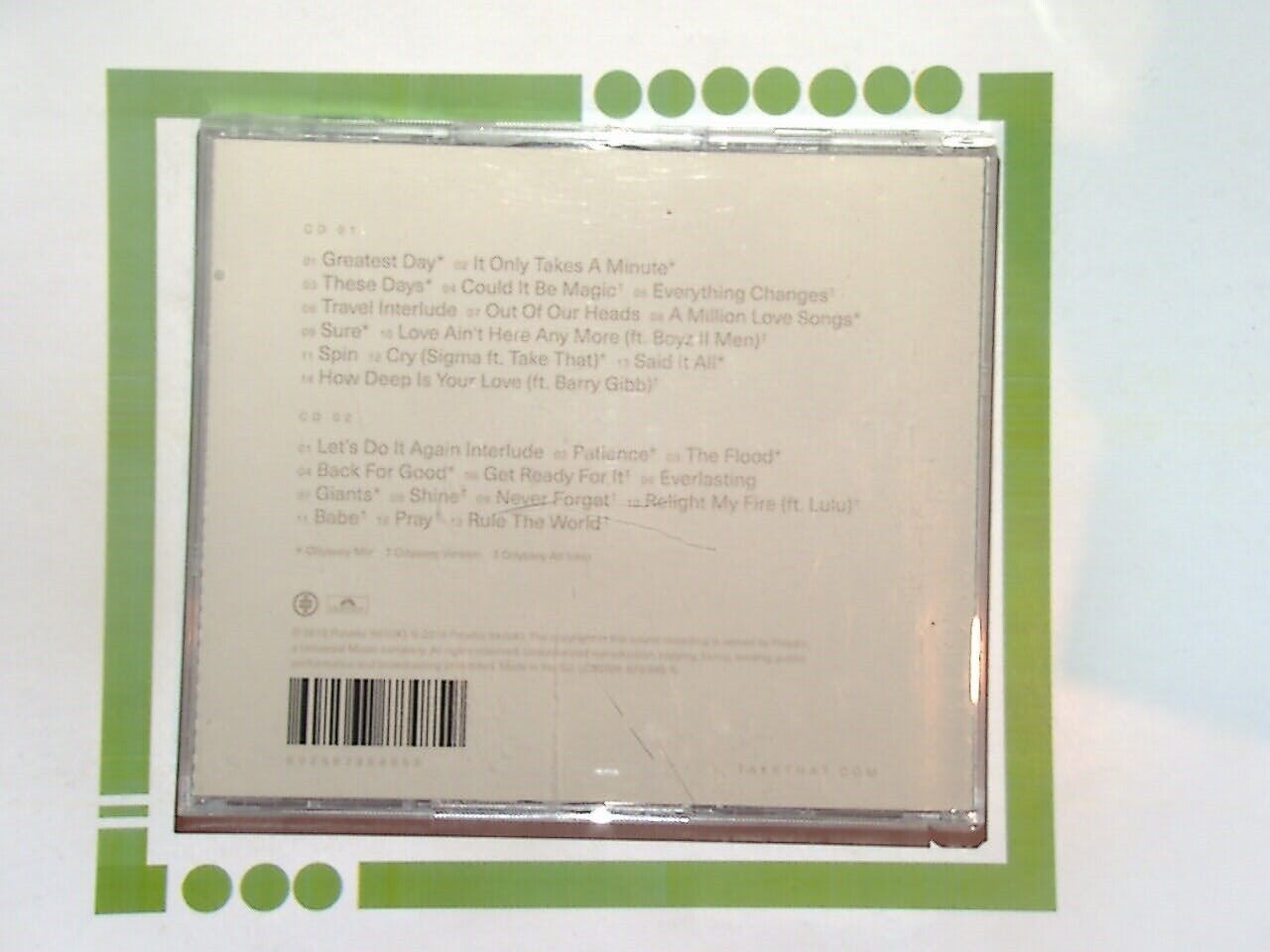 Take That	Odyssey  2CD VGC