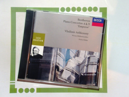 Vladimer Ashkenazy Beethoven: Piano Concertos Nos 4 & 5 CD VGC