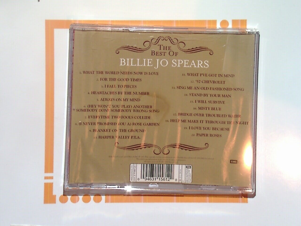 The Best Of Billie Jo Spears  CD Mint