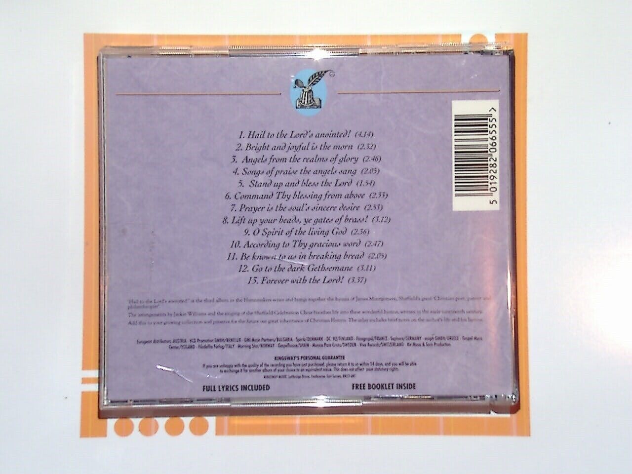 The Hymn Makers	James Montgomery - Hail to the Lord's Anointed CD Mint