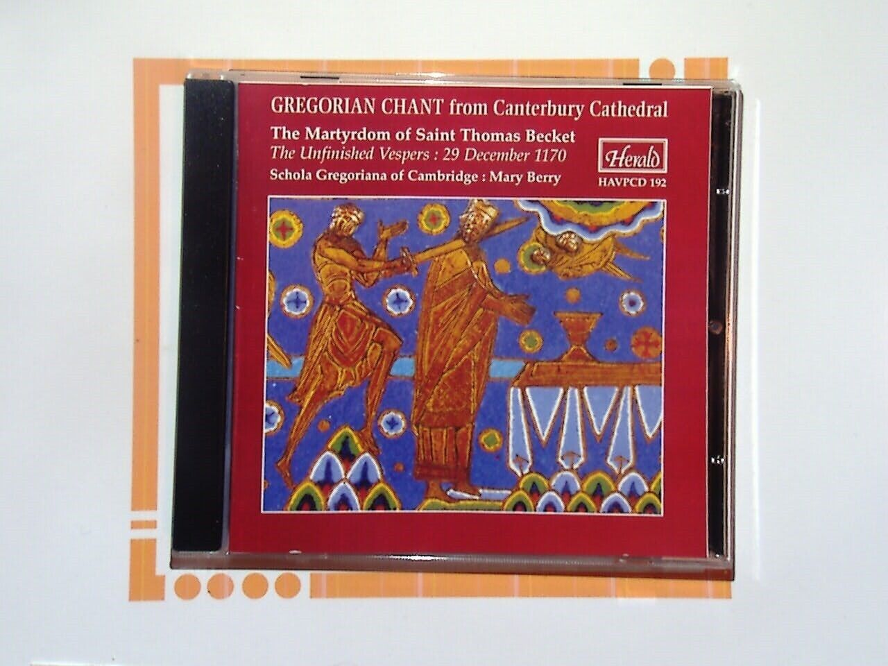 Schola Gregoriana of Cambridge	The Martyrdom of St Thomas Becket CD Mint