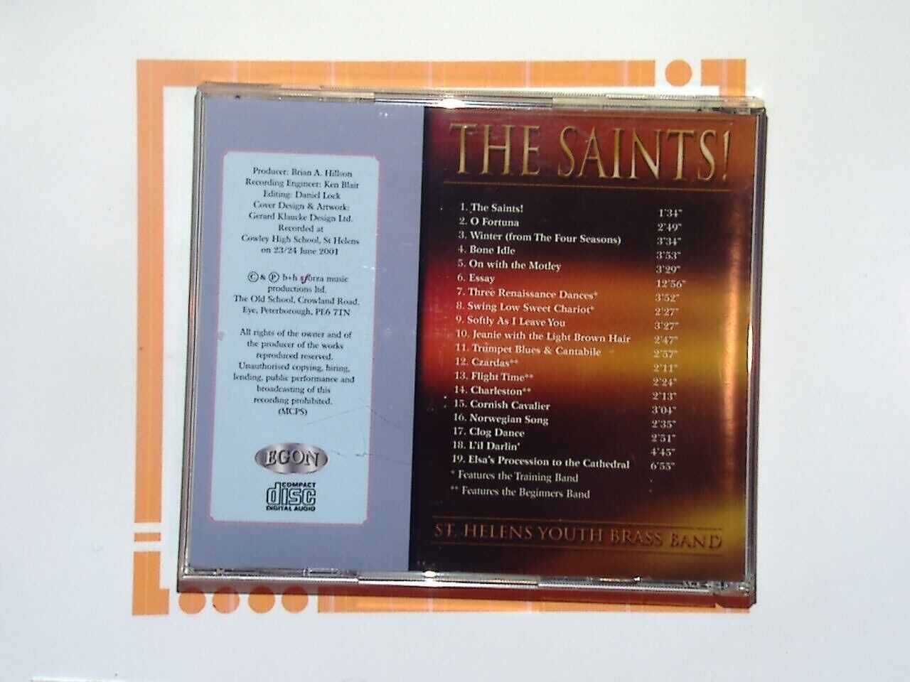 St Helens Youth Brass Band	The Saints! CD Mint