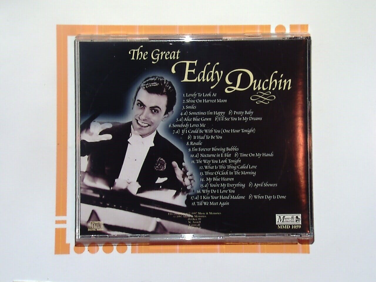 The Great Eddy Duchin  CD Mint