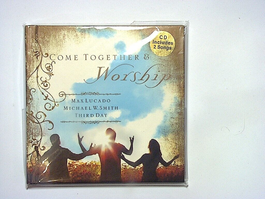 Michael W. Smith, Max Lucado Come Together & Worship Hardcover + CD  NEW