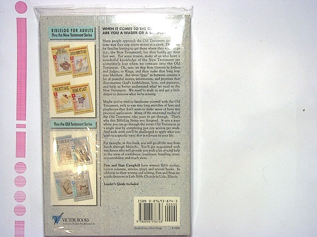 P&S Campbell - Watchmen Who Wouldn't Quit  Biblelog 4 Isaiah - Malachi PB NEW