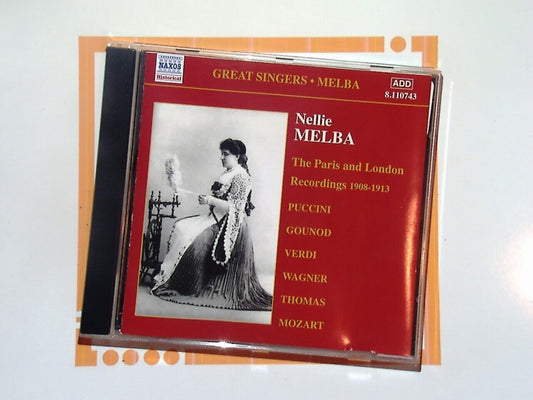 Nellie Melba	Paris and London Recordings CD Mint