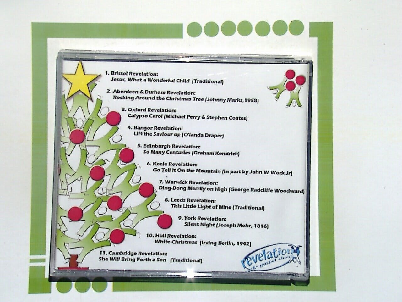 Revelation Rock Gospel Choir - So Here It Is, Revelation CDR VGC rare