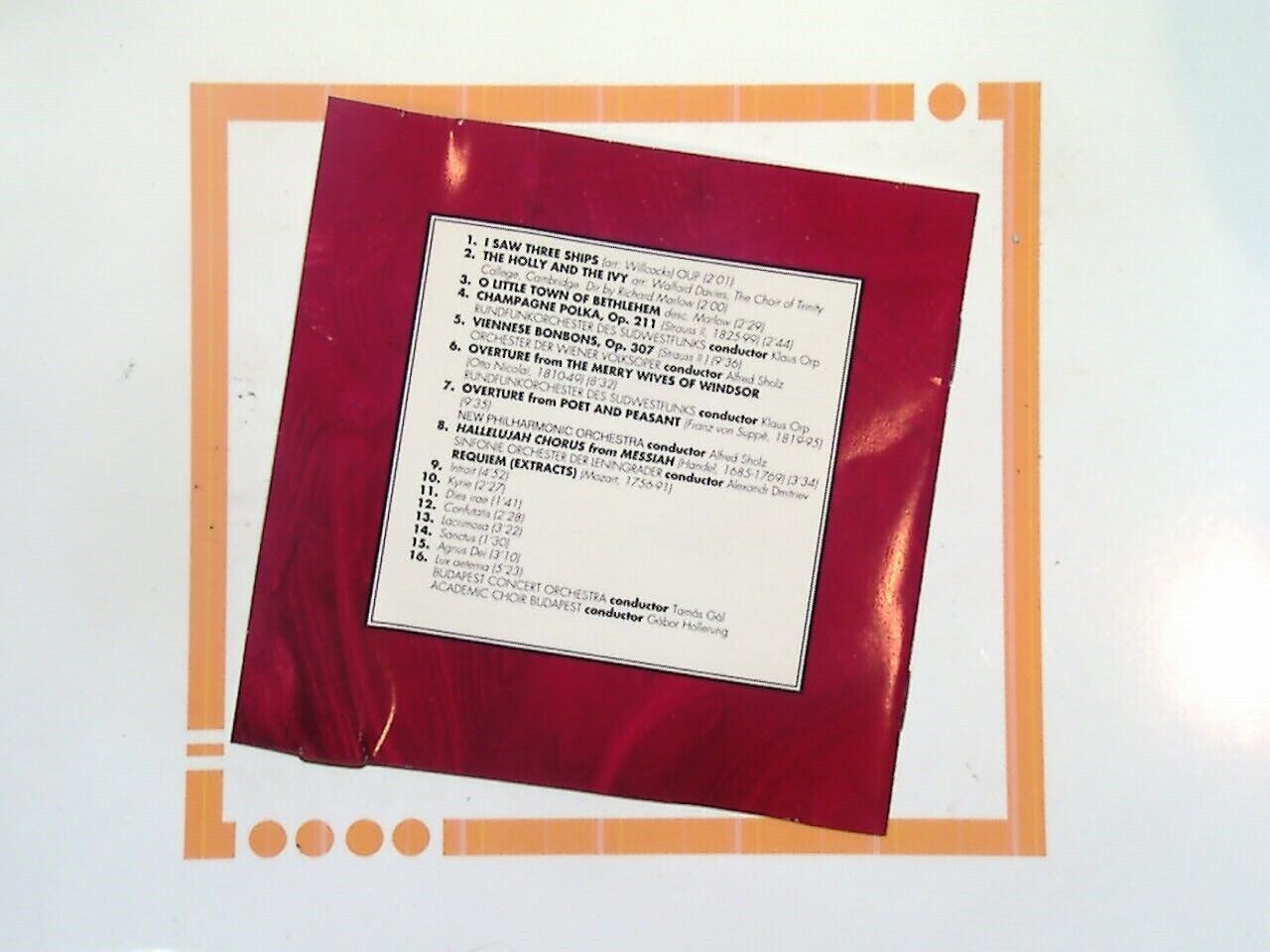 The Classical Collection 	Christmas Music For The Festive Season CD Mint