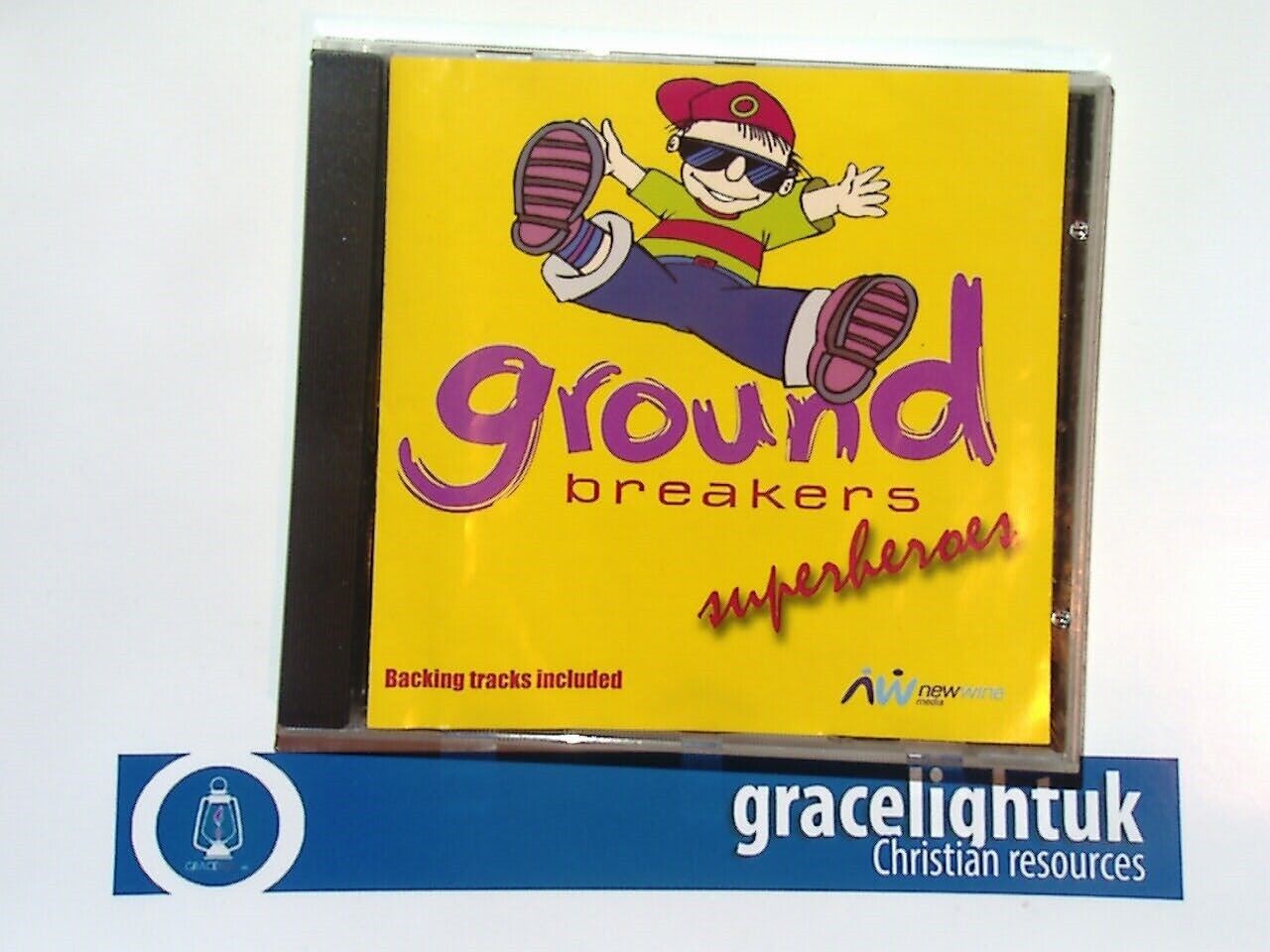 New Wine Media	Groundbreakers Superheroes Kids Worship CD VGC