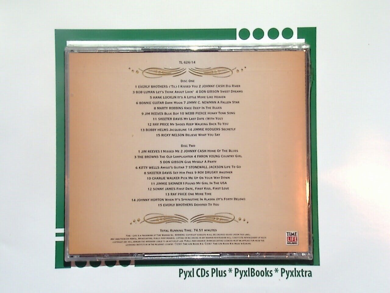 Time Life	Classic Country 1957-1960  2CD New & Factory Sealed