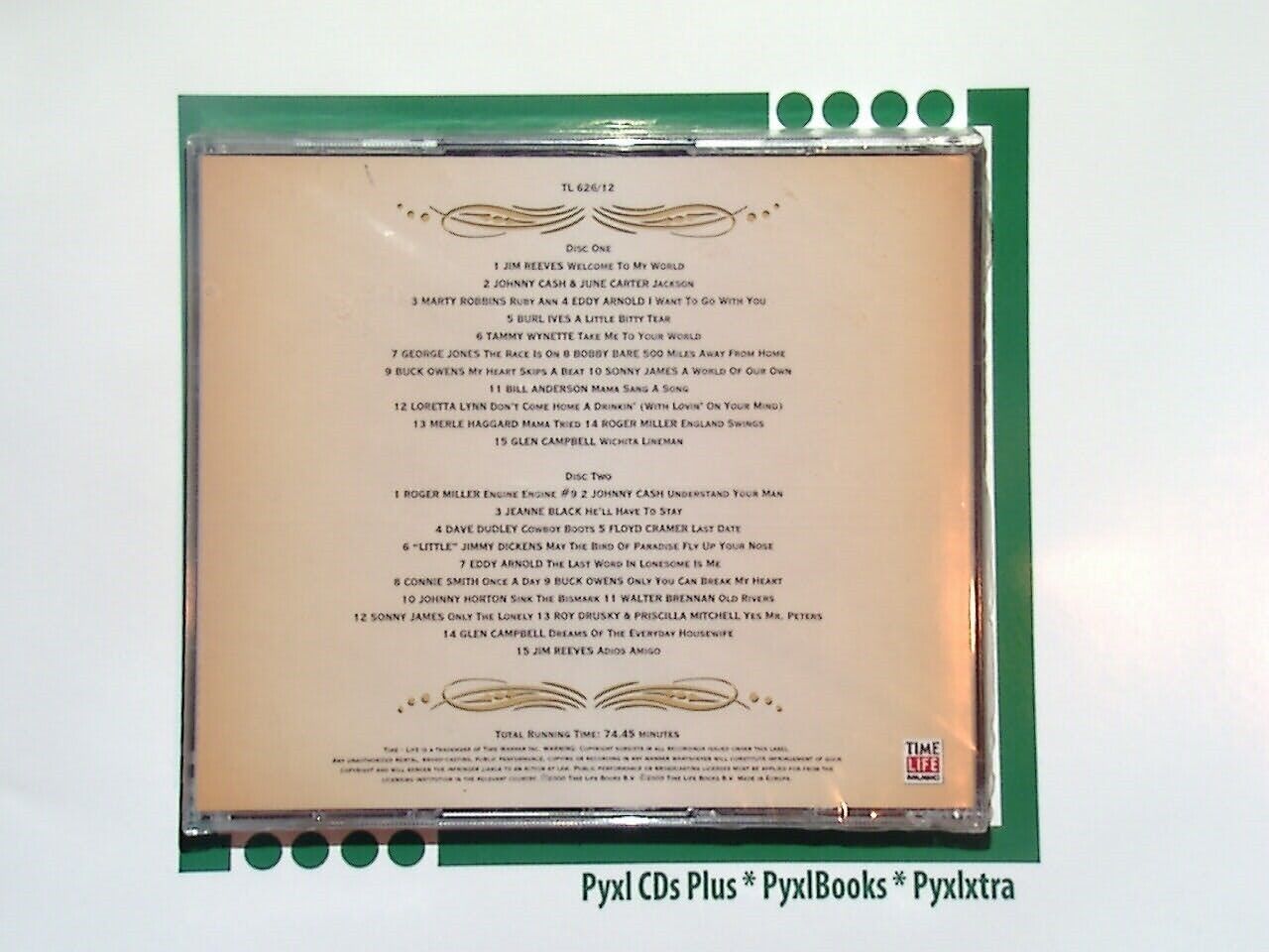 Time Life	Classic Country '60s Legends 2CD New & Factory Sealed