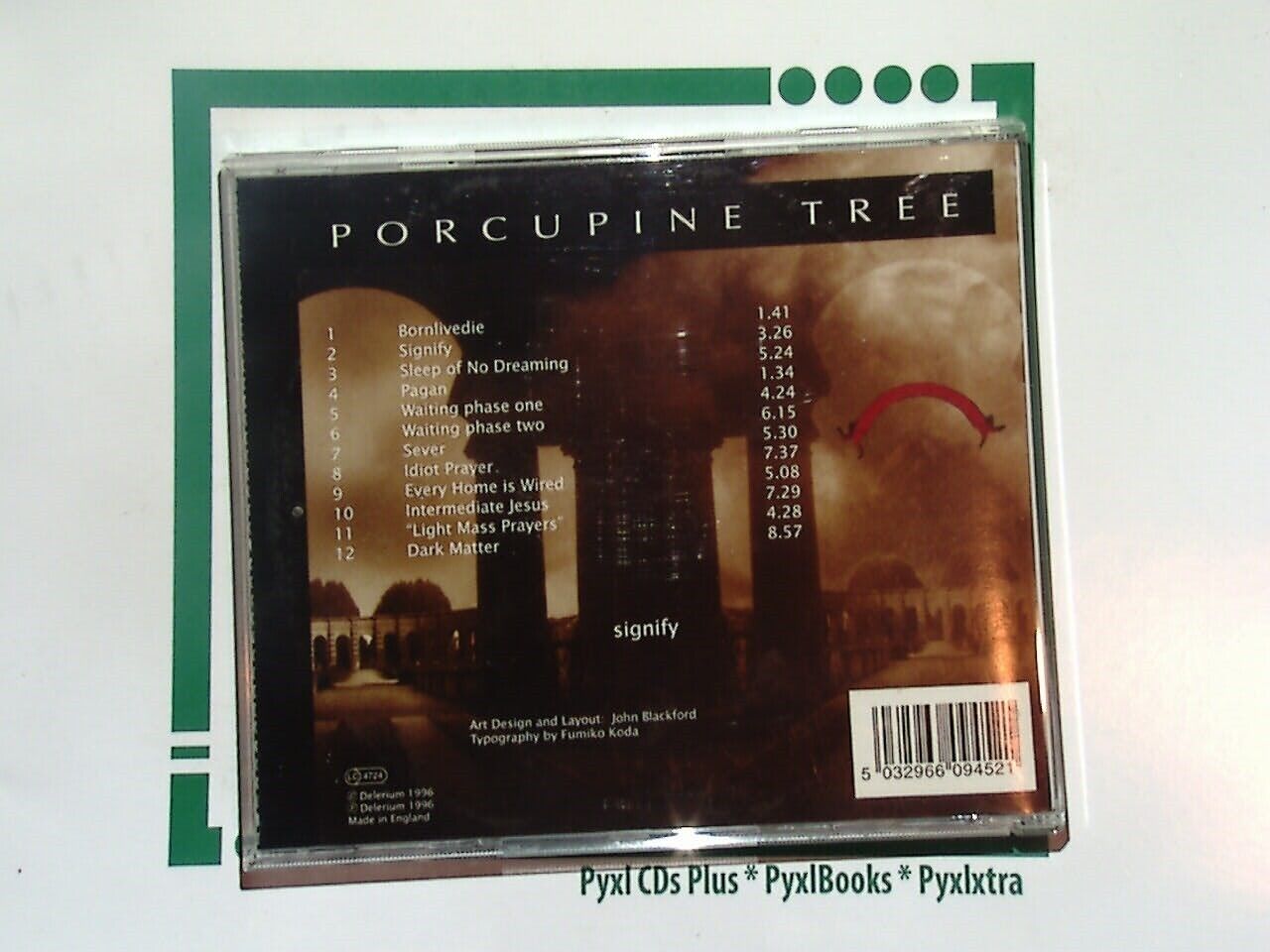 Porcupine Tree	Signify CD Nr Mint