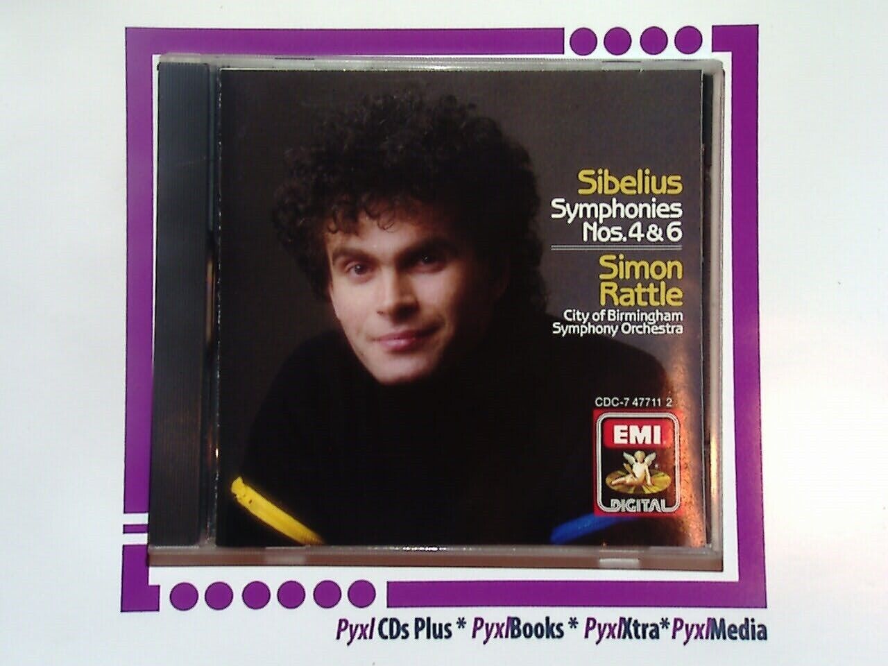 Simon Rattle	Sibelius  Symphonies 4 & 6 CD Mint