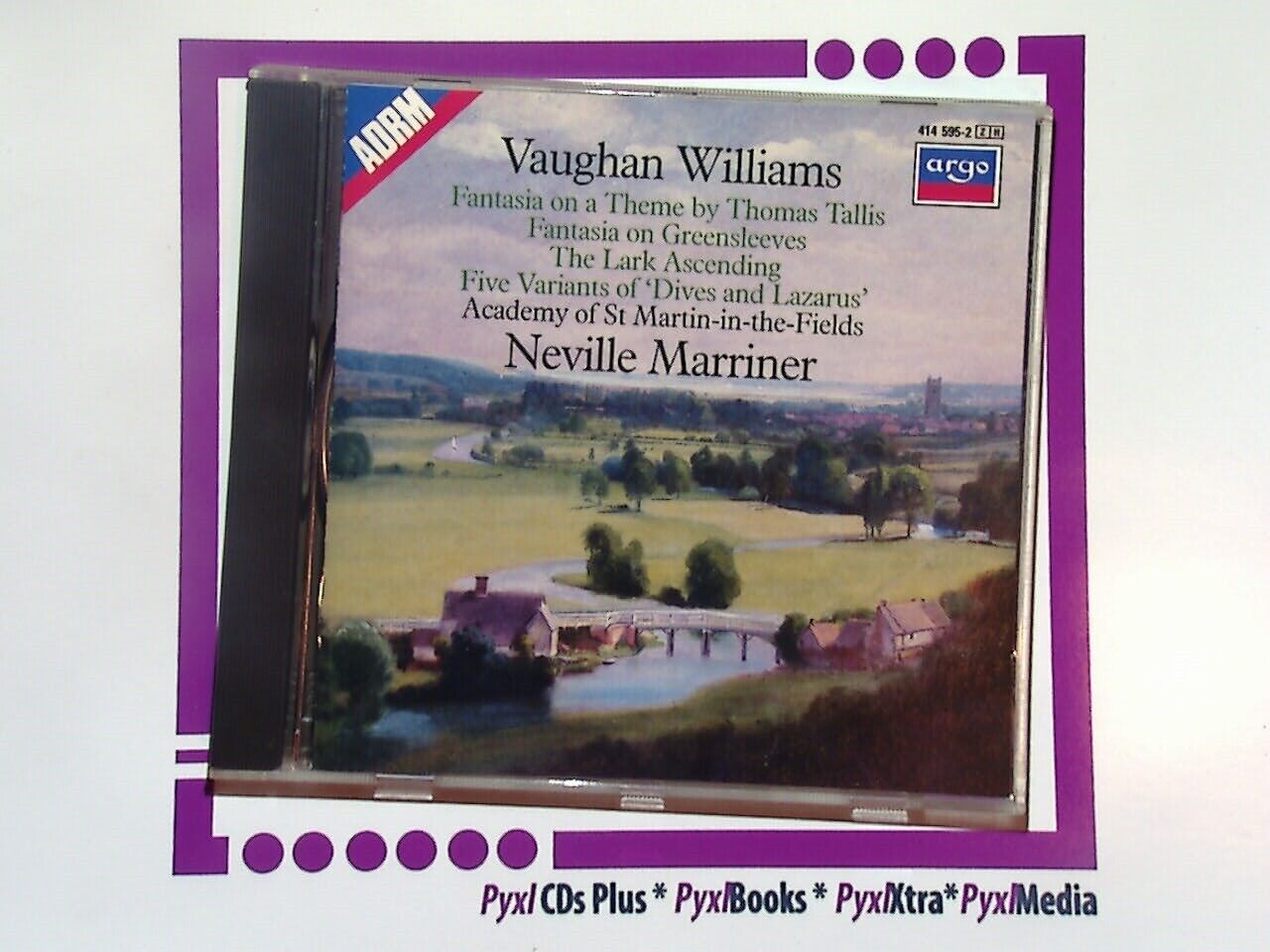 Neville Marriner Vaughan Williams: Tallis Fantasia/on Greensleeves CD Mint