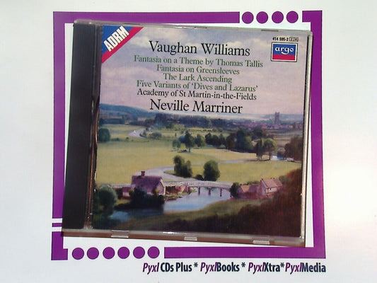 Neville Marriner Vaughan Williams: Tallis Fantasia/on Greensleeves CD Mint