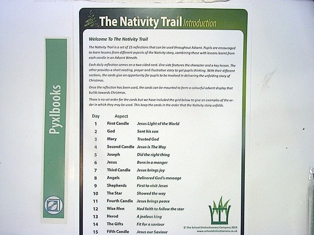 The Nativity Trail Pack - 15 Reflections for Primary School Assemblies Advent