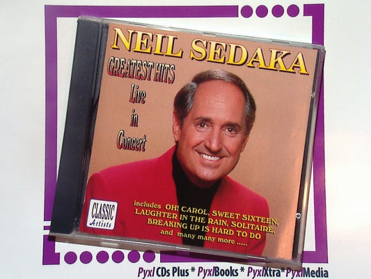 Neil Sedaka - Greatest Hits - Live In Concert CD Mint