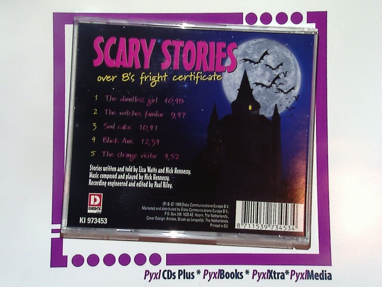 Scary Stories Over 8's Fright Certificate CD Mint