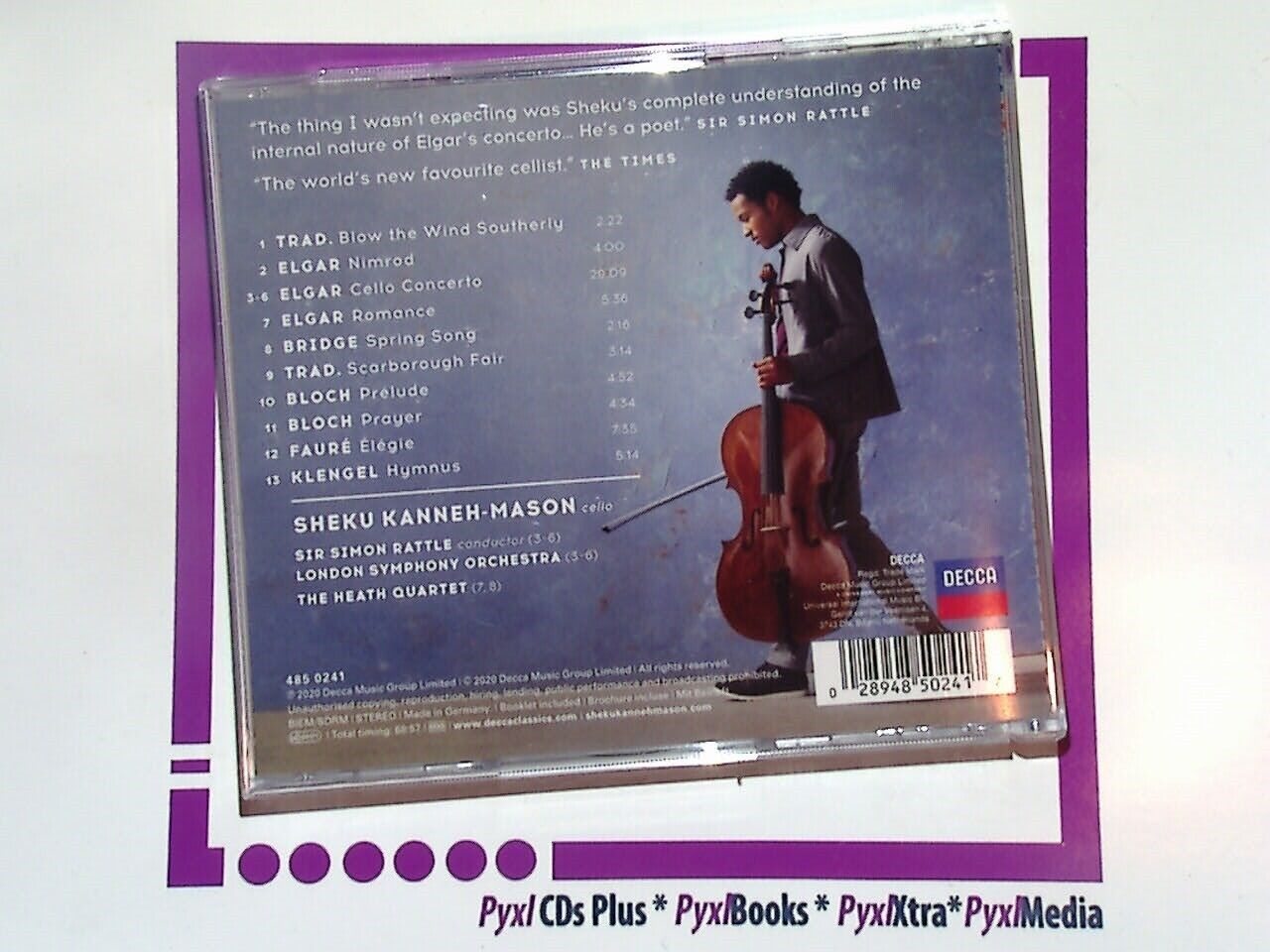 Sheku Kanneh-Mason - Elgar CD Mint